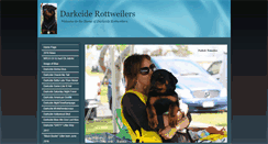 Desktop Screenshot of darkciderottweilers.com